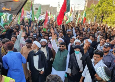 ملک دشمن قوتوں کی فرقہ وارانہ سازشوں کے خلاف ماتلی میں پاکستان زندہ باد ریلی