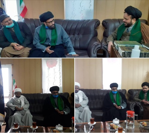 مدیر دفتر قائد ملت جعفریہ قم المقدس کی مسول آموزش مدرسہ امام علی سے ملاقات