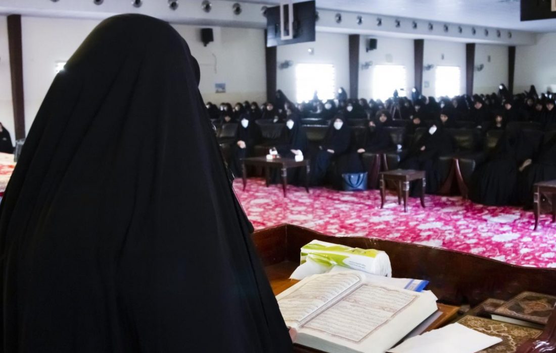 الکفیل دینی مدارس برائے خواتین کا حضرت فاطمہ(س) کے یوم شہادت کی مناسبت سے تمثیلی پروگرام+تصاویر
