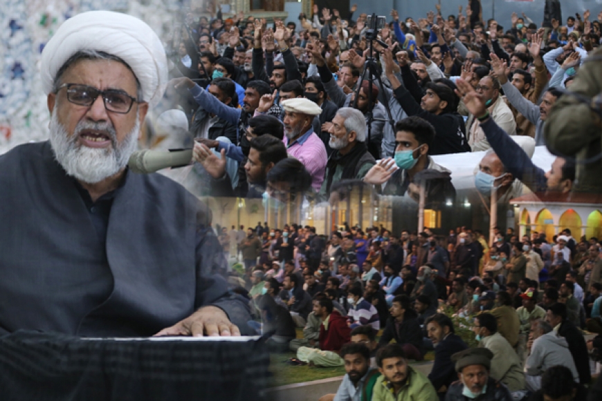 مشرق وسطی میں آج گریٹر اسرائیل بنانے کی کوشش کی جاری ہے،علامہ راجہ ناصرعباس