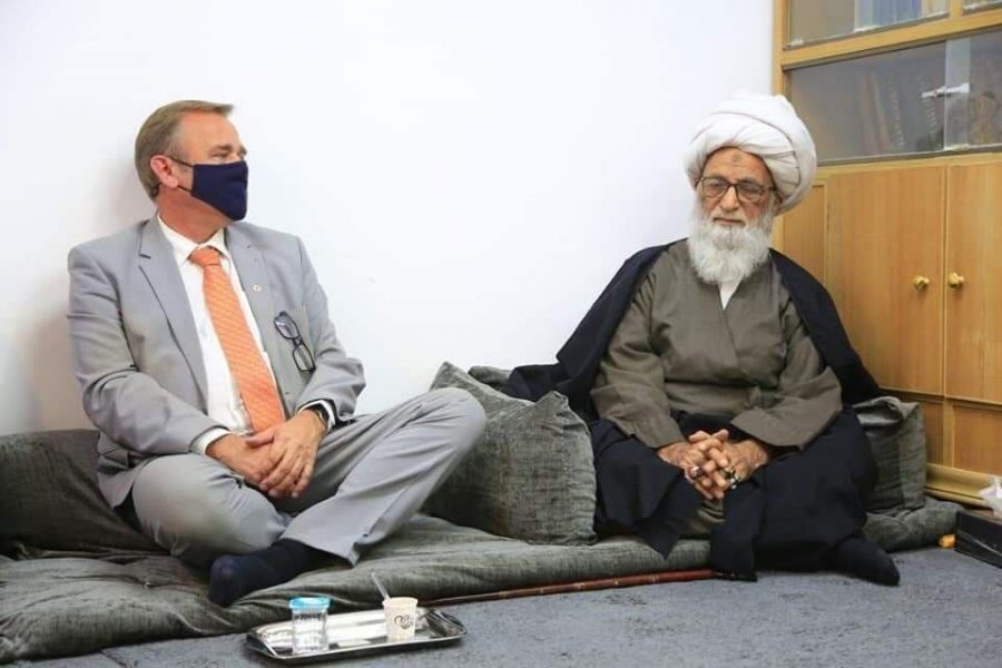آیت اللہ العظمی حافظ بشیر نجفی عراق میں نیدرلینڈ کے سفیر کی ملاقات