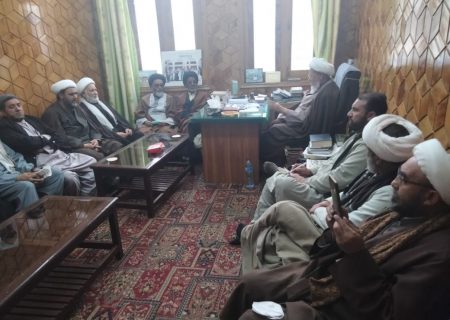 استقبال ماہ رمضان کی مناسبت سے علماء بلتستان کا ایک اہم اجلاس علامہ شیخ حسن جعفری کی صدارت میں منعقد