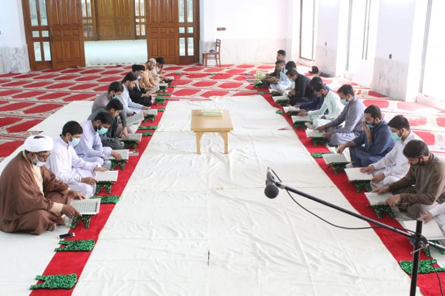 علامہ شیخ نوروز علی نجفی کی یاد میں مجلس ترحیم کا انعقا+تصاویر