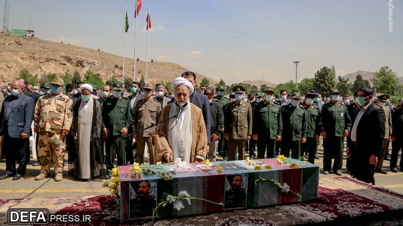 قدس فورس کے ڈپٹی کمانڈر جنرل حجازی اصفہان میں سپردخاک+تصاویر