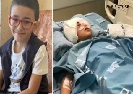 صیہونی عسکریت پسندوں کی فائرنگ سے فلسطینی بچے کی بینائی ضائع (ویڈیو)