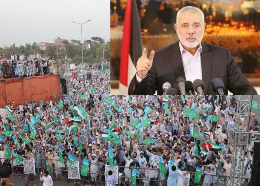 فلسطین کی حمایت پر پاکستانیوں کے شکرگزار ہیں،کامیابی فلسطین، بیت المقدس اور مبارک جہاد کی ہوگی،اسماعیل ہنیہ