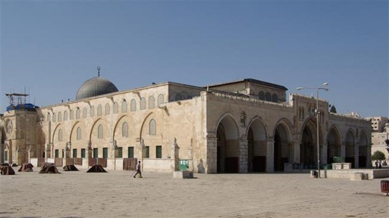 صیہونیوں کی اشتعال انگیزی، مسجد الاقصیٰ باب المغاربہ کا نام تبدیل کرنے کی سازش