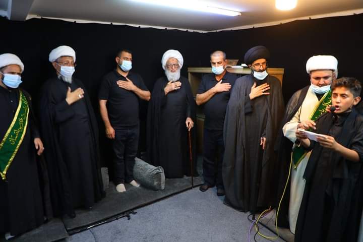 نجف میں مقیم بلتستانی طلاب کی آیت اللہ العظمی حافظ بشیر نجفی کے دفتر میں مجلس+تصاویر