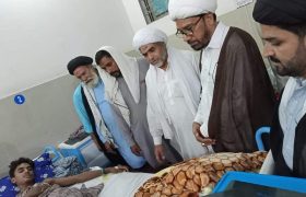 تصویری رپورٹ | شیعہ علماء کونسل پاکستان کے نمائندہ وفد کی زخمیوں کی عیادت کیلئے ڈی ایچ کیو بہاولنگر آمد