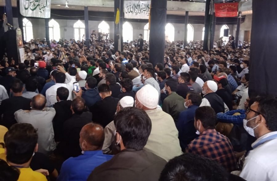 مجلس علمائے امامیہ جموں و کشمیر کے زیر اہتمام عظیم الشان تاریخی یوم حسین کا انعقاد