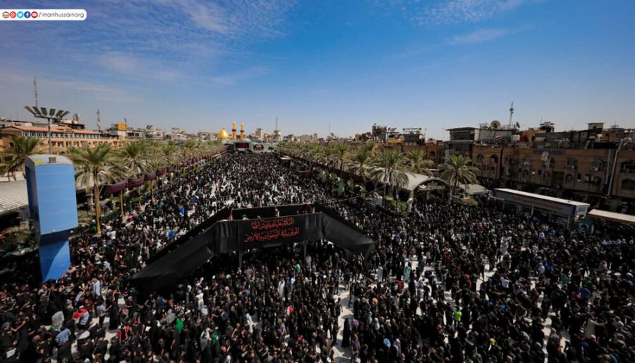 ایک کروڑ تریسٹھ لاکھ ستائیس ہزار پانچ سو بیالیس (16327542) زائرین اربعین امام حسین(ع) کے احیاء کے لیےکربلا پہنچے