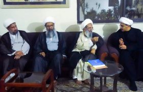 تصویری رپورٹ || دفتر حضرت آیۃ اللہ حافظ بشیر نجفی کے وفد کی علامہ شیخ محسن على نجفى سے ملاقات