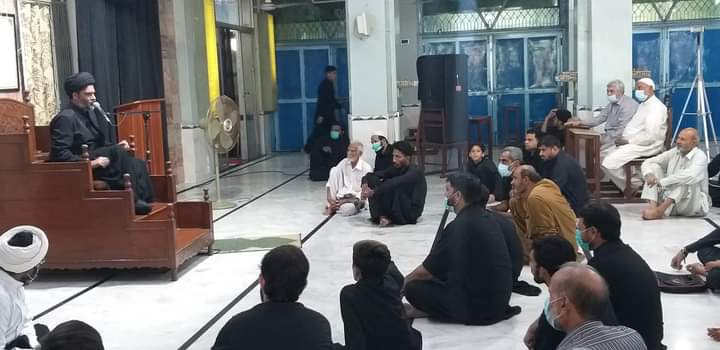 جامعہ المنتظر میں سالانہ مجلس عزاو جلوس