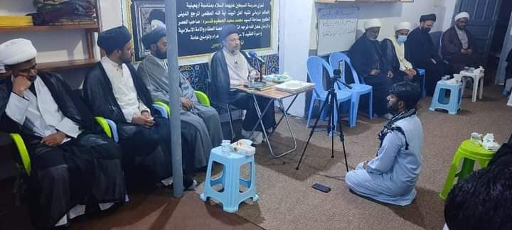 مدرسہ سبطین نجف اشرف میں آیت اللہ سعید الحکیم کے چہلم کی مناسبت سے مجلس ترحیم منعقد