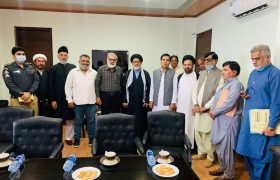 صدر شیعہ علماء کونسل پاکستان سندھ  کی وفد کے ہمراہ ایڈشنل انسپیکٹر جنرل سندھ سے ملاقات