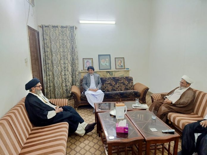 قائد ملت علامہ ساجد علی نقوی سے ایس یو سی کے مرکزی عہدیداران کی ملاقات