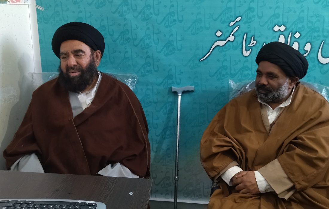 علامہ سید افتخار حسین نقوی کا “وفاق ٹائمز” کے آفس کا دورہ