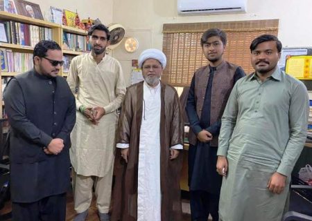 جے ایس او کے مرکزی صدر راشد حسین نقوی کی علامہ شبیر میثمی سے ملاقات، تنظیمی اُمور پر تبادلہ خیال