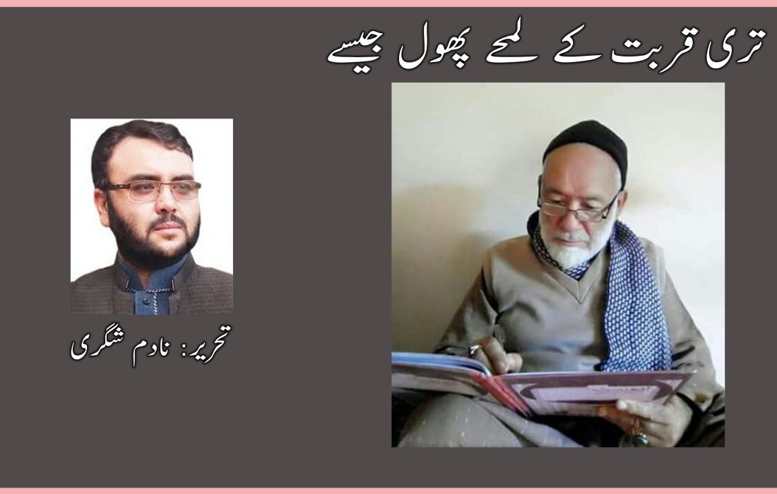 تری قربت کے لمحے پھول جیسے