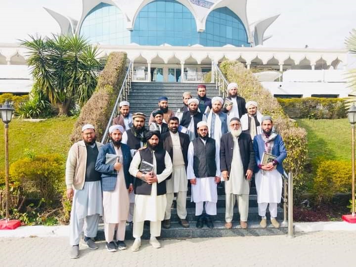 دار العلوم حقانیہ اکوڑہ خٹک کے علماء و محققین کی جامعۃ الکوثر آمد+تصاویر