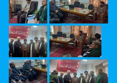 دفتر نمائندہ ولی فقیہ پاکستان قم کے اعلی سطحی وفد کی مسئولین مسجد مقدس جمکران سے ملاقات