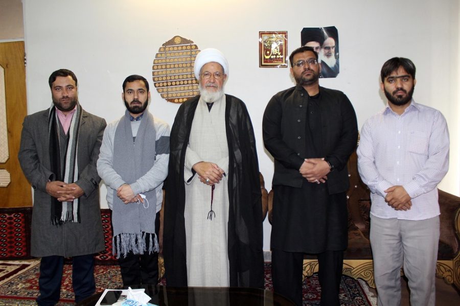 تصویری رپورٹ| قم میں موجود “صحافیوں” کی امام جمعہ سکردو علامہ شیخ حسن جعفری سے ملاقات