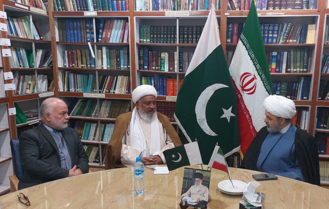 علامہ افضل حیدری کی آیت اللہ حمید شہریاری سے ملاقات