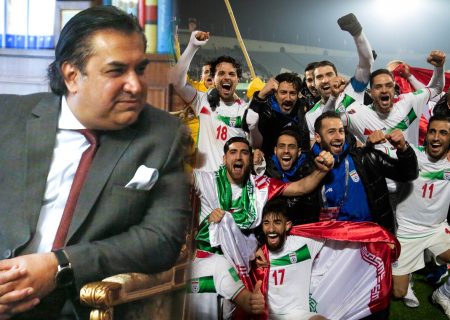 ایرانی قومی فٹبال ٹیم کی کامیابی پر ایران میں تعینات پاکستانی سفیر کی مبارکباد