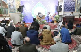تصویری رپورٹ|حوزه علمیہ قزوین میں محفل انس با قرآن منعقد