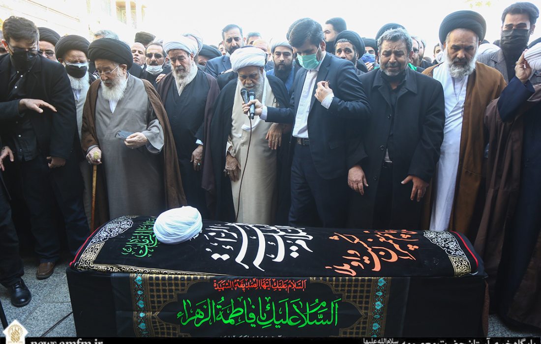 آیت اللہ العظمیٰ صافی گلپائیگانی کی نماز جنازہ ادا کردی گئی، ہزاروں علماء، طلاب اور شہریوں کی شرکت