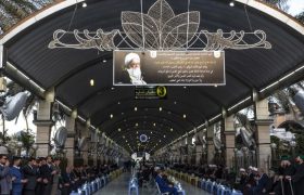 کربلائے معلیٰ میں آیت اللہ صافی گلپائیگانی کی مجلس ترحیم