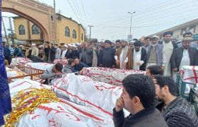 تصویری رپورٹ| سانحہ کوچہ رسالدار کے 25 شہداء کی نماز جنازہ ادا کردی گئی