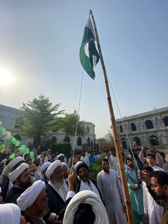 وفاق المدارس الشیعہ پاکستان کے زیر اہتمام حوزہ علمیہ جامعۃ المنتظر میں منعقد ہونے والے جلسے کے مناظر