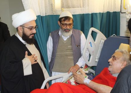 پشاور، پاکستان میں آیت اللہ العظمیٰ شیخ یعقوبی کے نمائندے کا لیڈی ریڈنگ ہسپتال کا دورہ