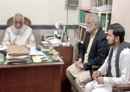 آئی ایس او پاکستان کے وفد کی آیت اللہ حافظ ریاض حسین نجفی سے ملاقات