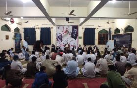 تصویری رپورٹ|جامعۃ المصطفی العالمیہ پاکستان کی جانب سے شہدائے مسجد امامیہ پشاور کی یاد میں تقریب کا انعقاد