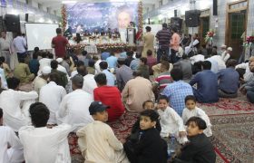 تصاویر/حضرت امام خمینی (رہ) کی 33ویں برسی کی مناسبت سے حسینیہ ایرانیان کراچی میں تقریب کا انعقاد