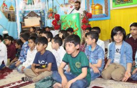 حسینیہ بلتستانیہ قم میں جشن ولادت با سعادت امام رضا ع کی مناسبت سے پروگرام منعقد