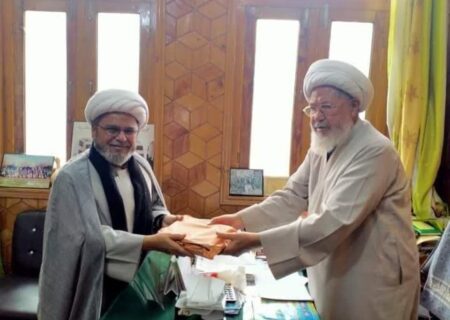 علامہ شبیر میثمی کی امام جمعہ سکردو سے ملاقات