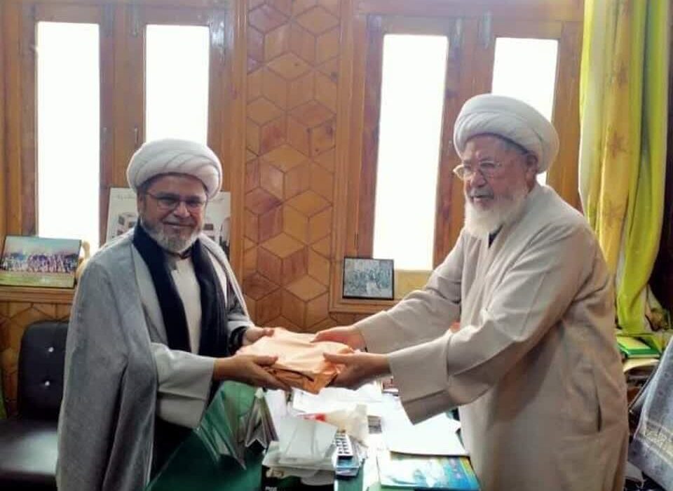 علامہ شبیر میثمی کی امام جمعہ سکردو سے ملاقات