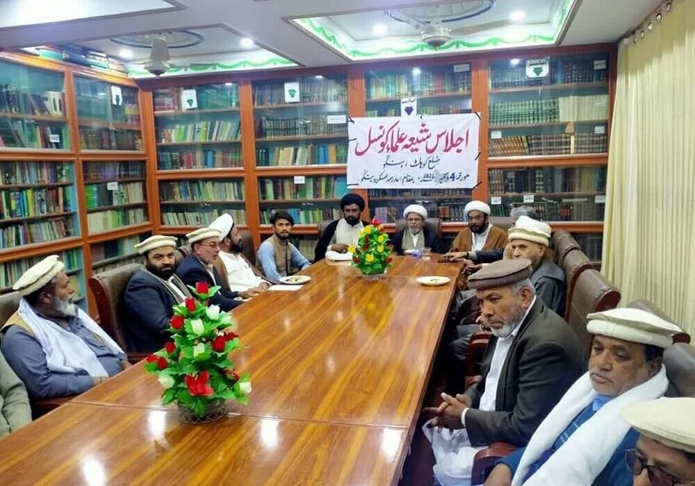 شیعہ علماء کونسل ضلع کوہاٹ کے عہدے داروں کی علامہ ڈاکٹر شبیر حسن میثمی سے ملاقات