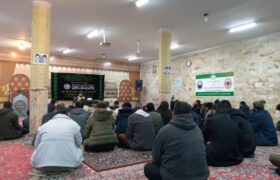 مدرسہ الامام المنتظر قم ایران میں ایام فاطمیہ کے حوالے سے مجلس منعقد