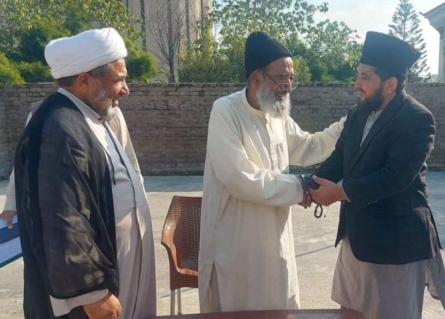 علامہ عارف واحدی اور علامہ سید جہانگیر سعیدی کی علامہ شیخ محسن نجفی سے ملاقات