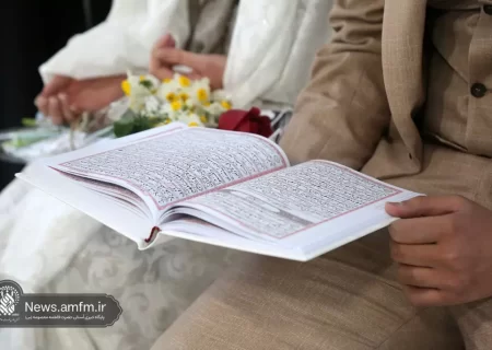 حرم حضرت معصومہ (س) میں 100 نوجوان جوڑوں کی مشترکہ زندگی کا آغاز + تصاویر