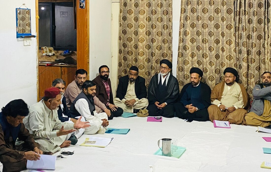 شیعہ علماء کونسل (سندھ) کراچی ڈویژن کی جانب سے شیعہ تنظیموں/اداروں کا مشترکہ ہنگامی اجلاس