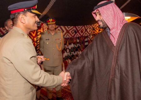 سعودی ولی عہد سے آرمی چیف جنرل عاصم منیر کی ملاقات
