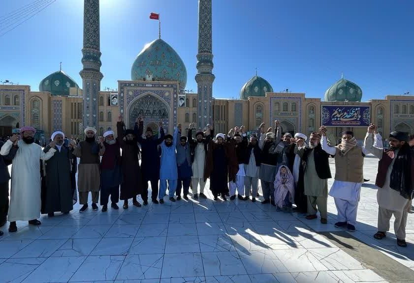 تاریخی مسجد مقدس جمکران میں امت واحدہ پاکستان کے وفد کی حاضری