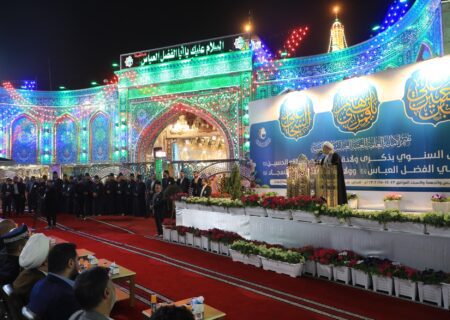 روضہ مبارک حضرت عباس علیہ السلام میں اقمار شعبان کے ایام ولادت کو منانے کے لئے تین روزہ جشن کا انعقاد
