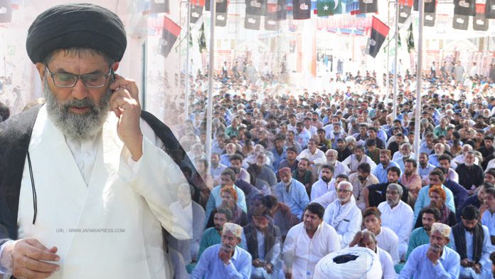 متنازعہ بل ان لوگوں نے پیش کیا جو برائی و فساد کا منبع ہیں قائد ملت جعفریہ پاکستان کا اجتماع سے خطاب