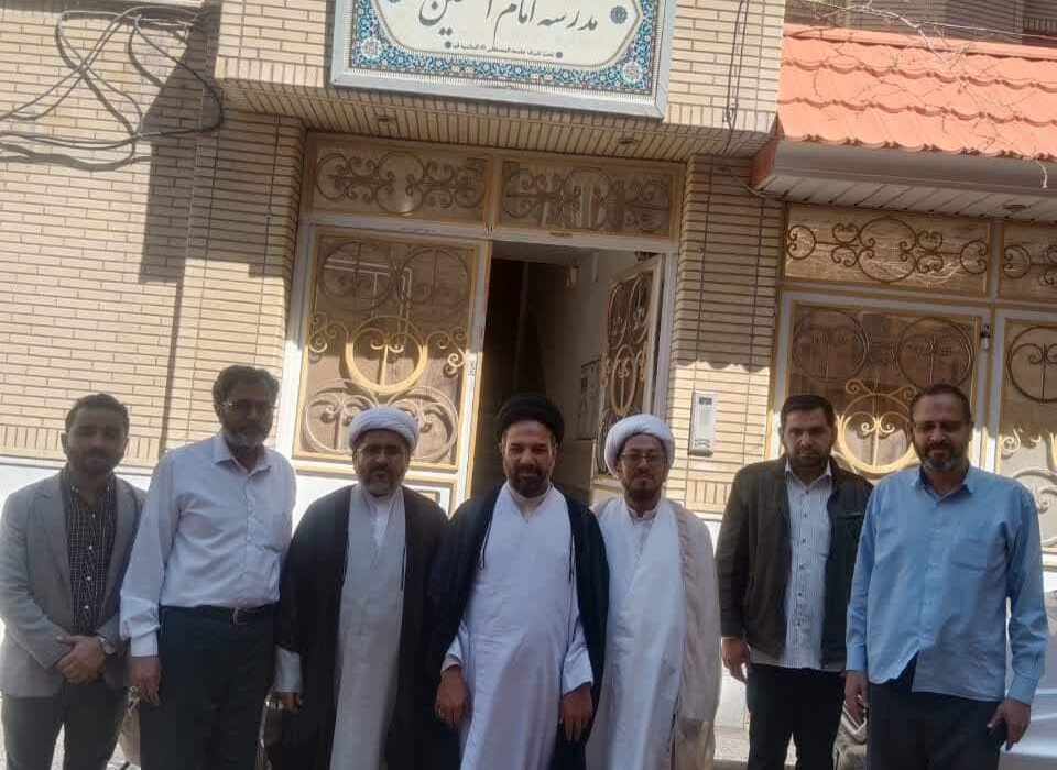 علامہ سید اسد اقبال زیدی کا مدرسہ امام المتقین قم کا دورہ